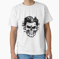 Skulls Shirt,Spooky T Shirt,Skulls Shirt,Goth Shirt,Skeleton T Shirt,Skulls Clothing,Trendy Shirt For Women, Melting Skull T-Shirt by STICKER VERSE