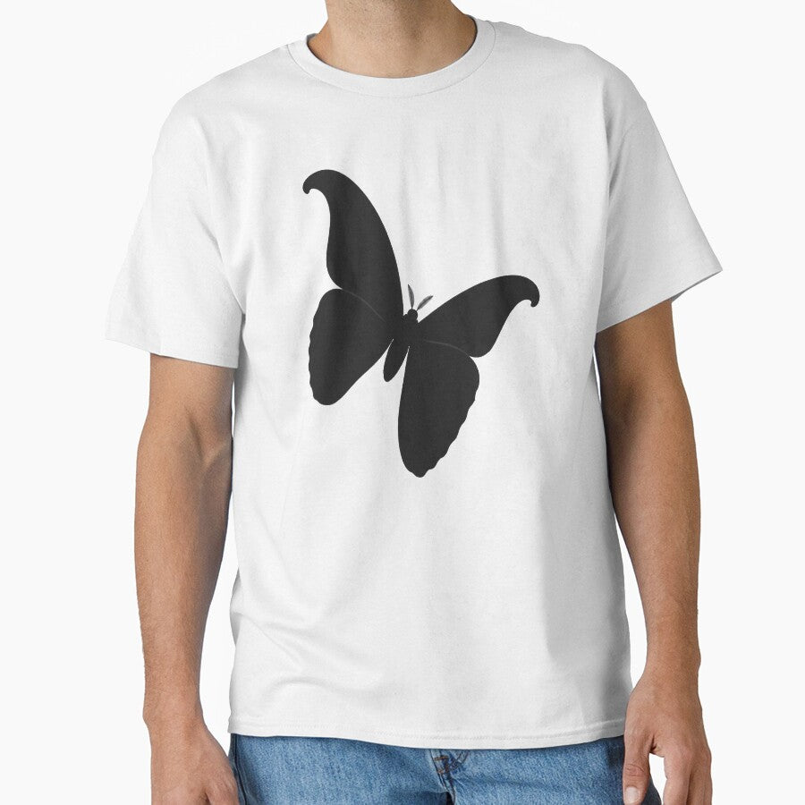 Minimalist Dark Moth Silhouette by Ombrya