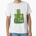bold green GO touch grass by Madie Grace