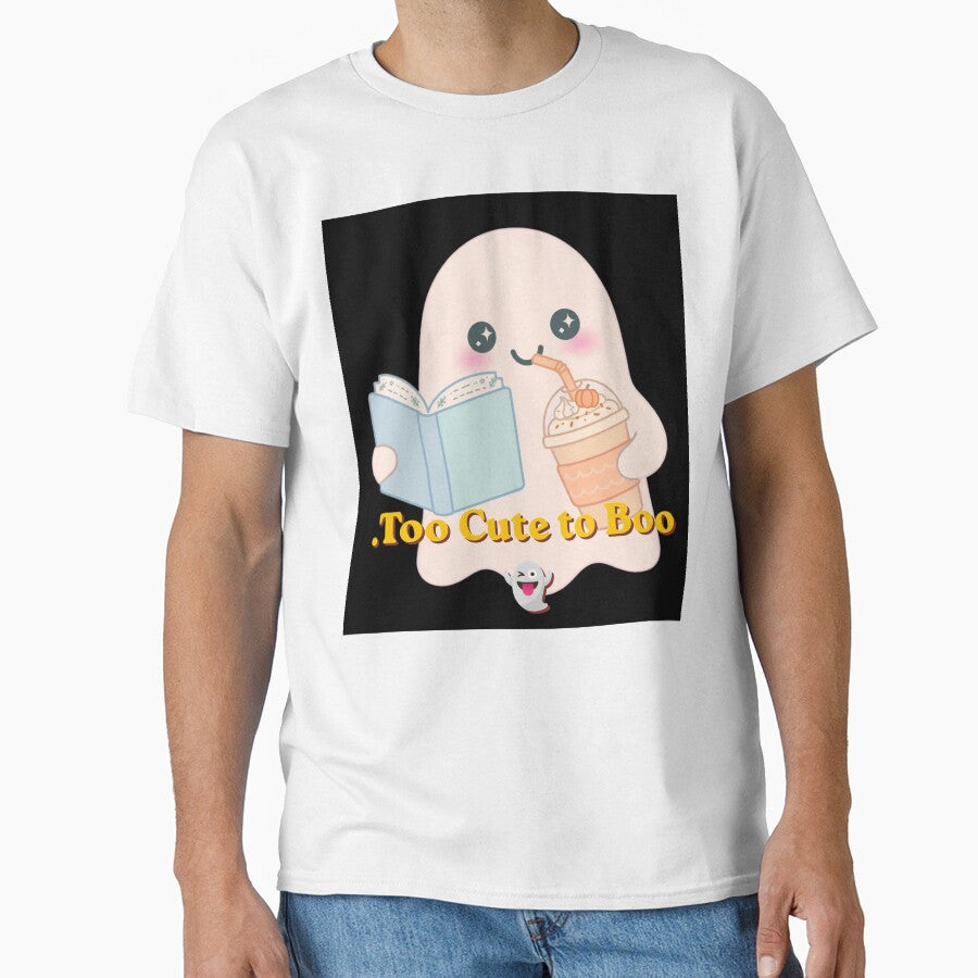 Too Cute To Boo Cute Ghost | Funny Kawaii Ghost Design by Penguin Mood