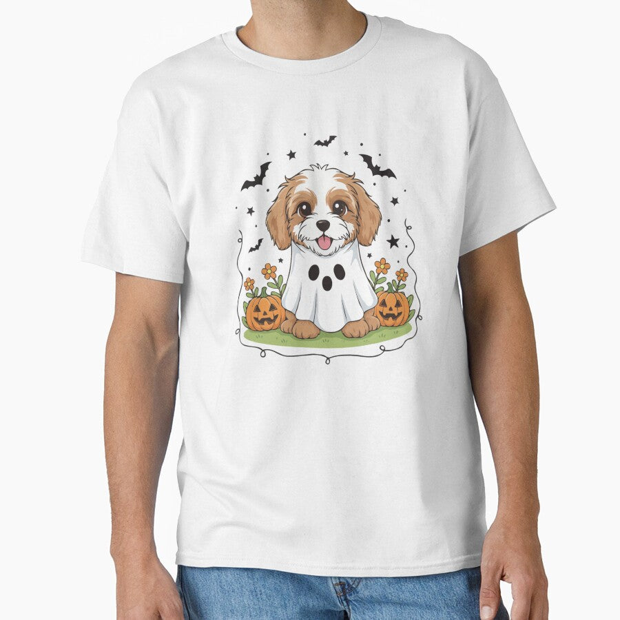 Cockapoo Puppy Ghost – Cute Halloween Dog Costume by The Real Life Symphony