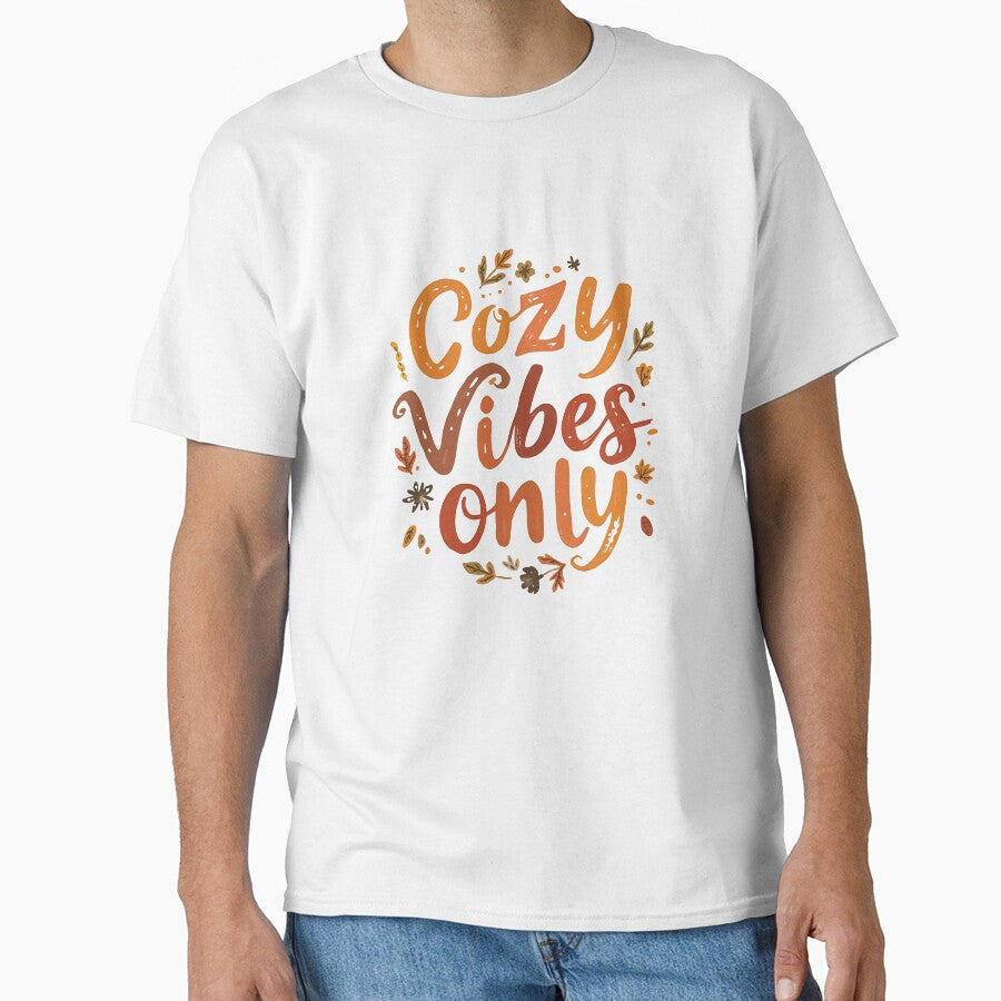 Cozy Vibes Only – Autumn Quote Design by Pixel--Threads
