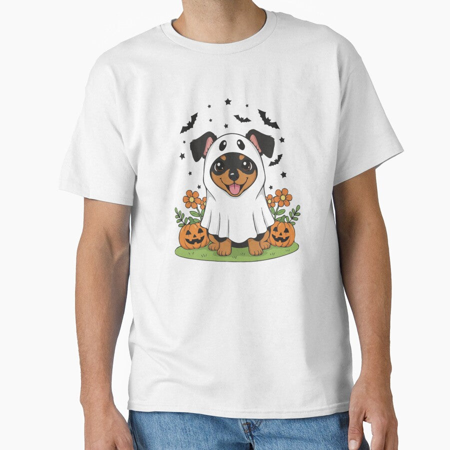 MinPin Puppy Ghost – Cute Halloween Dog Costume by The Real Life Symphony