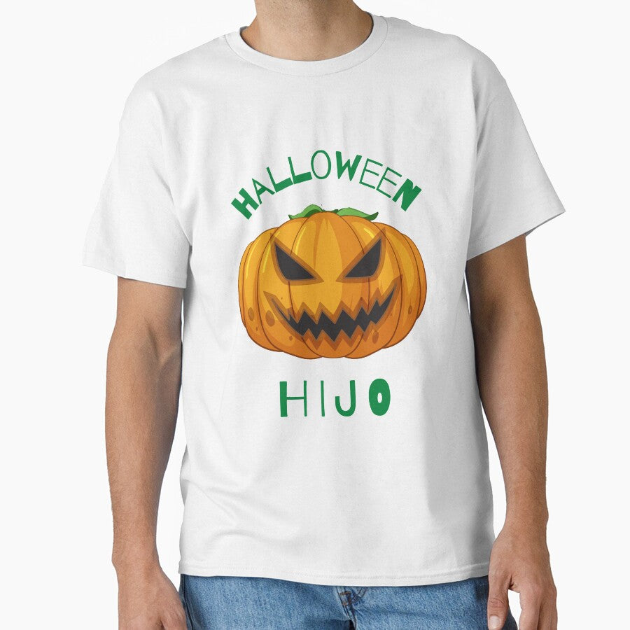 Halloween Hijo - Funny Halloween Pumpkin Head by CosmicStory
