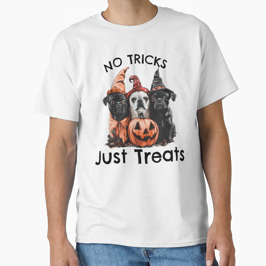 dogs No Tricks Just Treats Cute Halloween Costume by ColorFlowArt