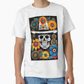 Skull with Sombrero and Flowers by BrooklynPopArts