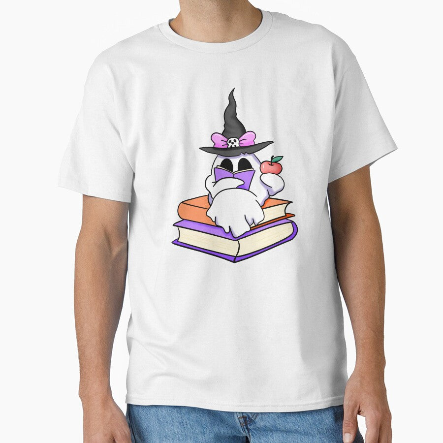 Halloween ghost reading by RavenAMarie