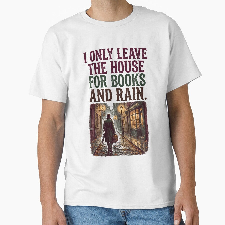 I Only Leave The House For Books And Rain by SignumShop