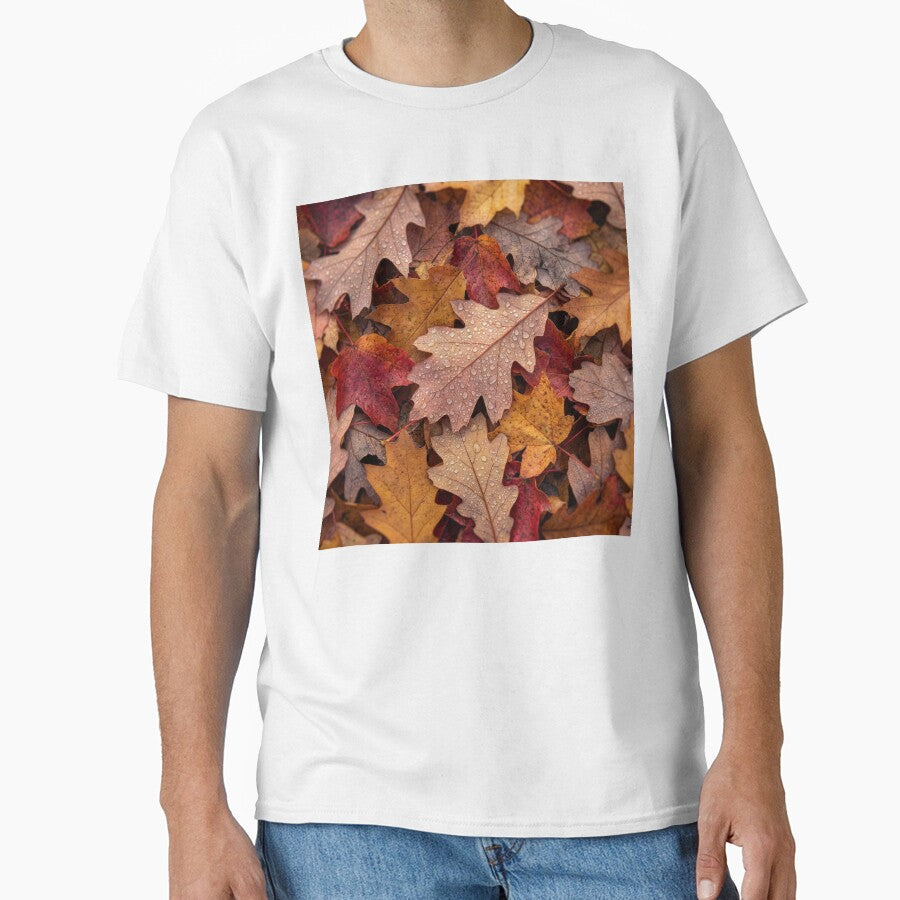 Fallen Maple and Oak Leaves Litter Forest Floor by Tridentulus
