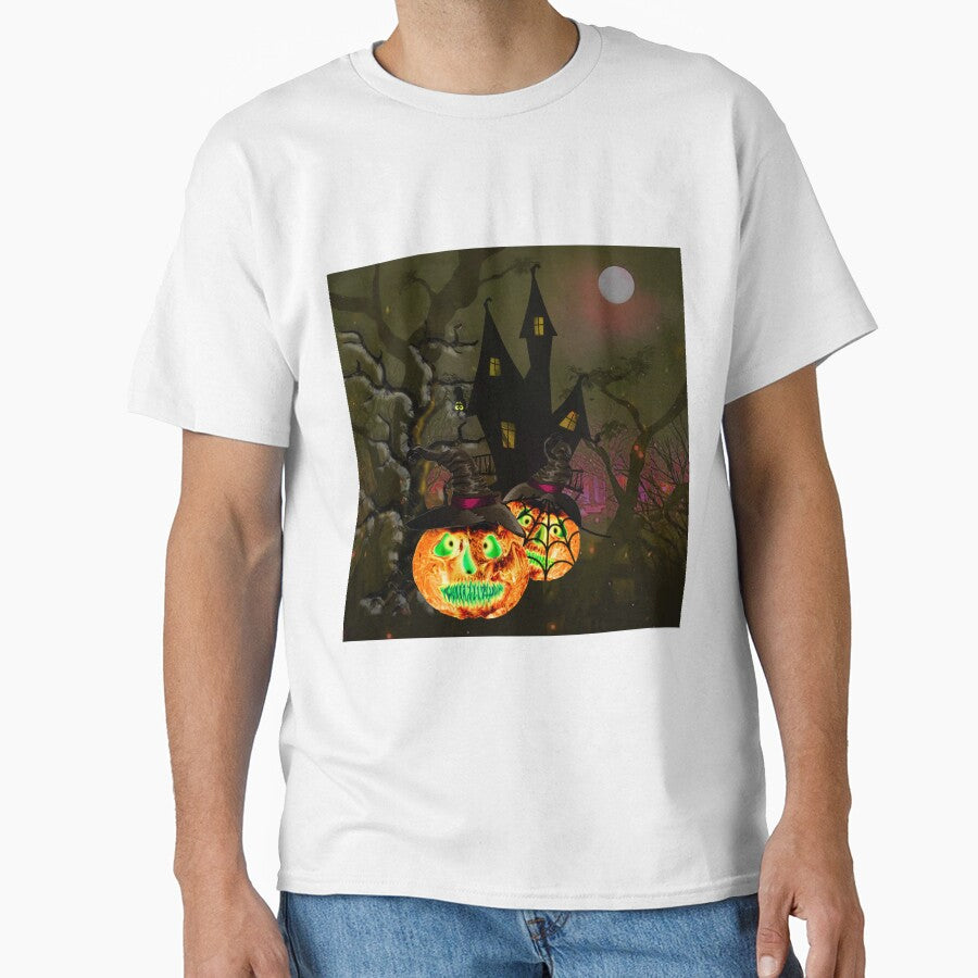 Spooky Halloween Scary Evil Pumpkin by saimzgraphics