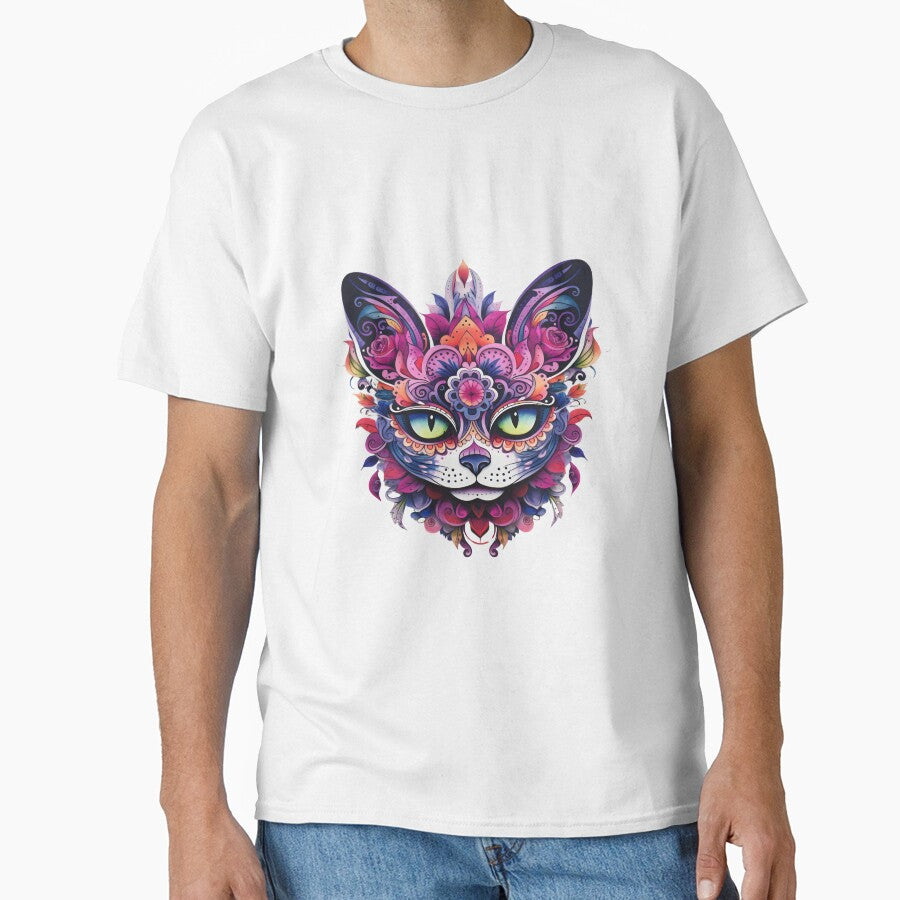 Day of the Dead Cat Sugar Skull by chrstnslts