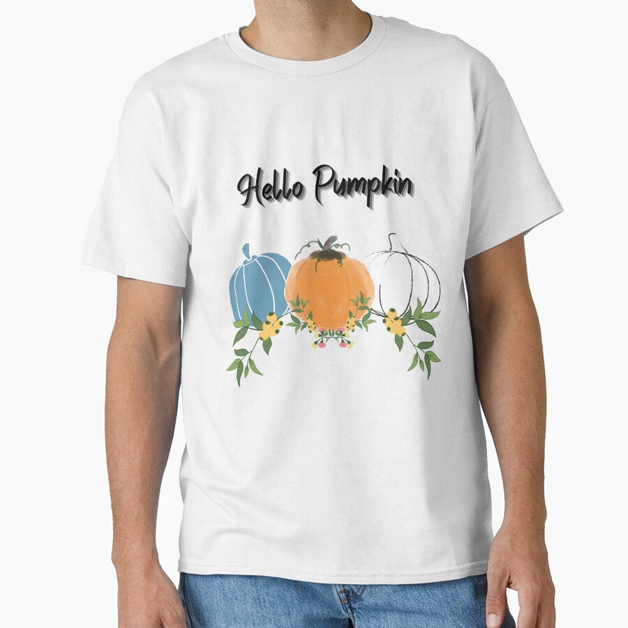 Hello Pumpkin Fall Farmhouse Rustic Boho by Drnksuzys