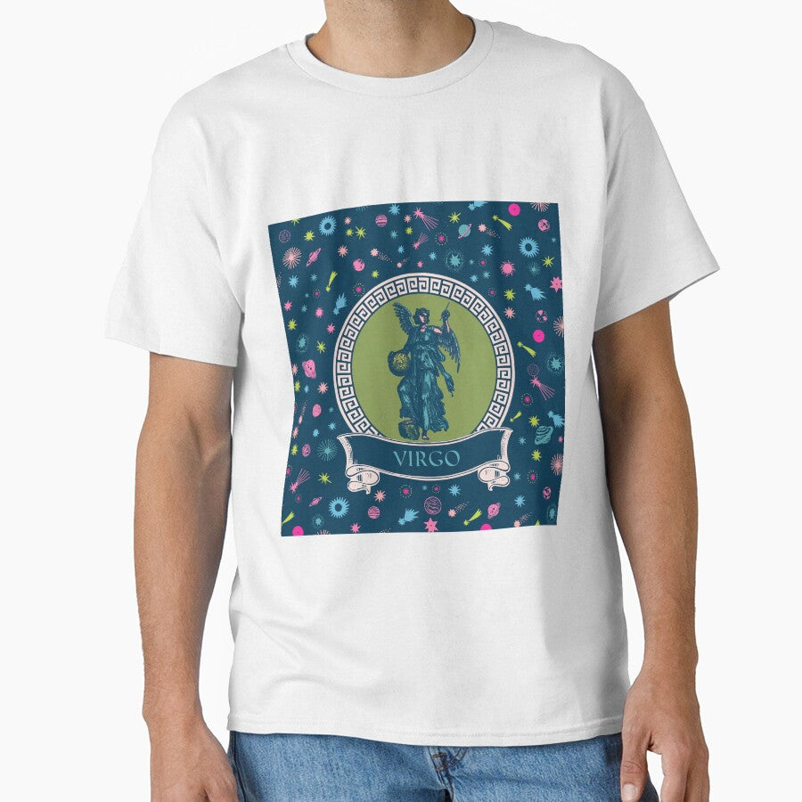 Virgo Star Sign Celestial Art by PrintyBazaar