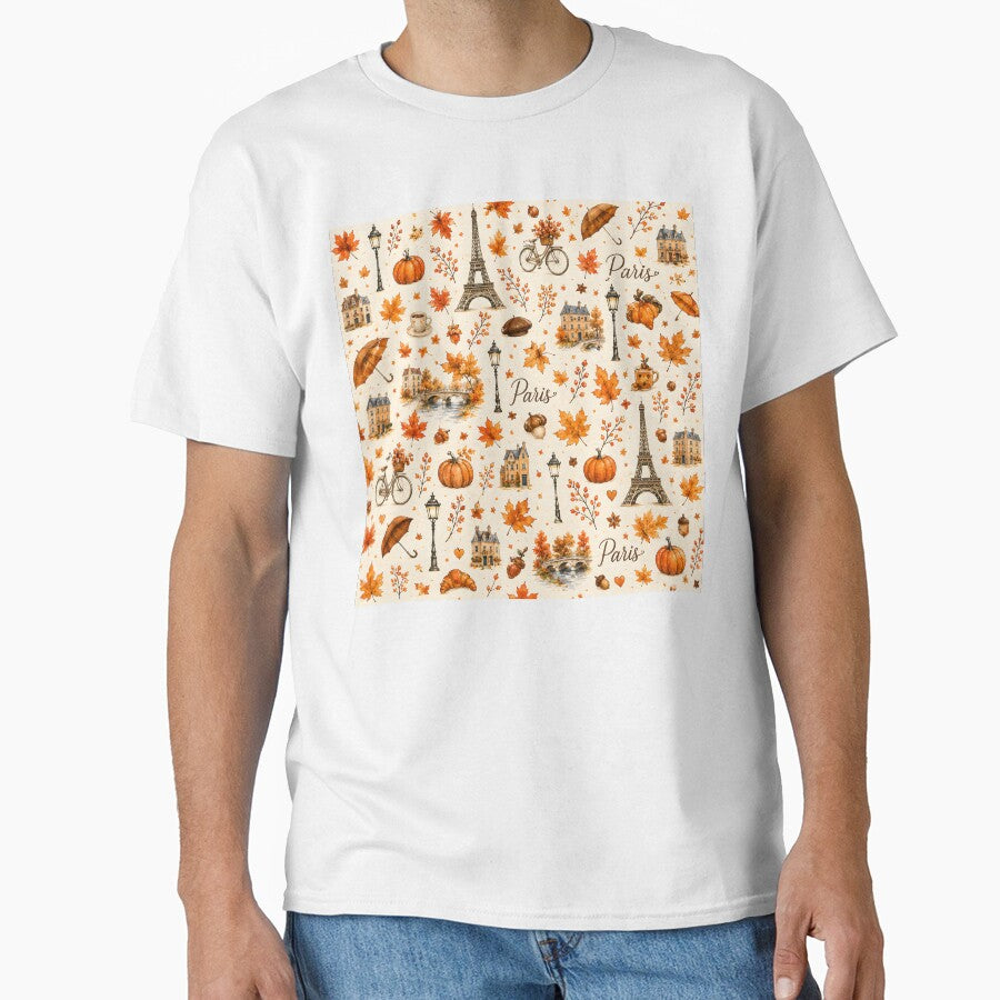 Autumn in Paris Pattern by TinyWeird