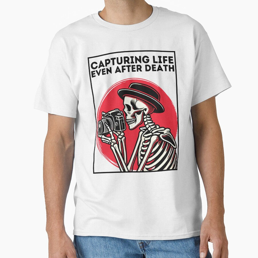 Skeleton Photographer Modern Camera Photography Lover by BaliChili