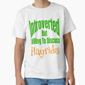 Introverted But Willing To Discuss Hayrides Fall Autumn Hay Ride Funny Humor by Amazingtaste