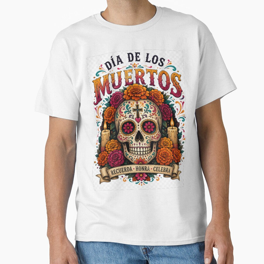 Floral sugar skull celebration by urbanshop7