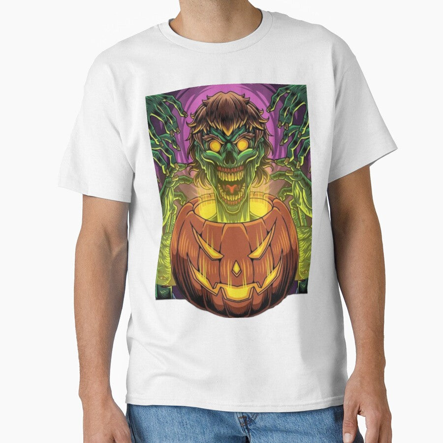 Zombie in Halloween Pumpkin Head by Ivan Šanjug
