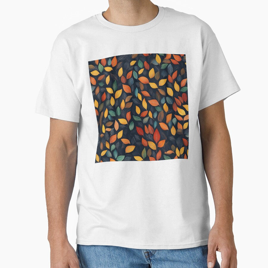 Colorful Leaves Pattern by NicolasGlowArt