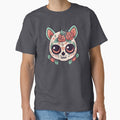 Cat Sugar Skull Cute Kitty Kitten Cat Cinco de Mayo Cat Sugar Skull Halloween by EmilyFNM3D