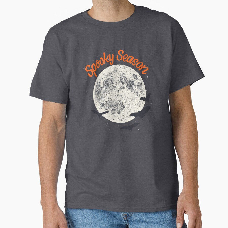 Spooky Season Full Moon & Bats by Elizabeth Weglein