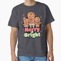 Retro Merry & Bright Gingerbread Man by HolidayBug