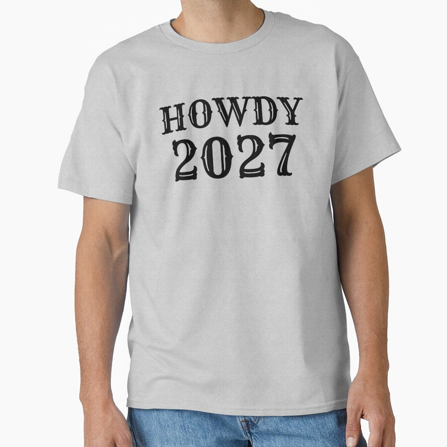 Howdy 2027 funny 2027 NYE New year's eve party cool western by snowry
