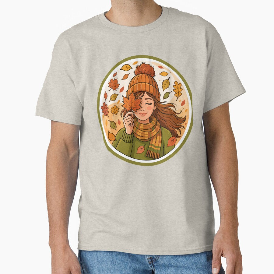 Autumn Girl Sticker by DoveArtDesigns