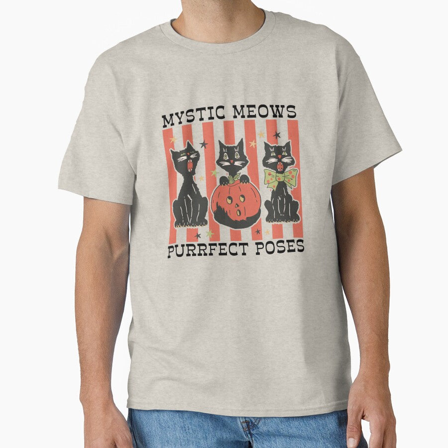 Three Halloween Black Cats Vintage by onthemovedesign
