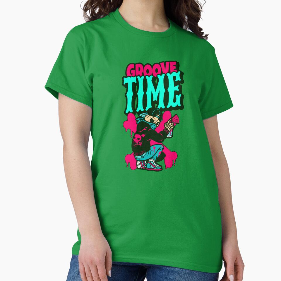 Groove Time Skeleton Graffiti by GeeeZTeeZ