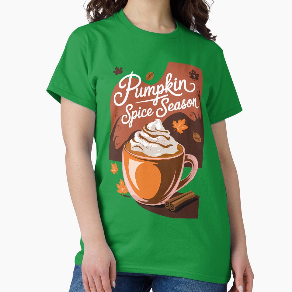 Pumpkin Spice Season by Funny Vintage Stickers And T-Shirts