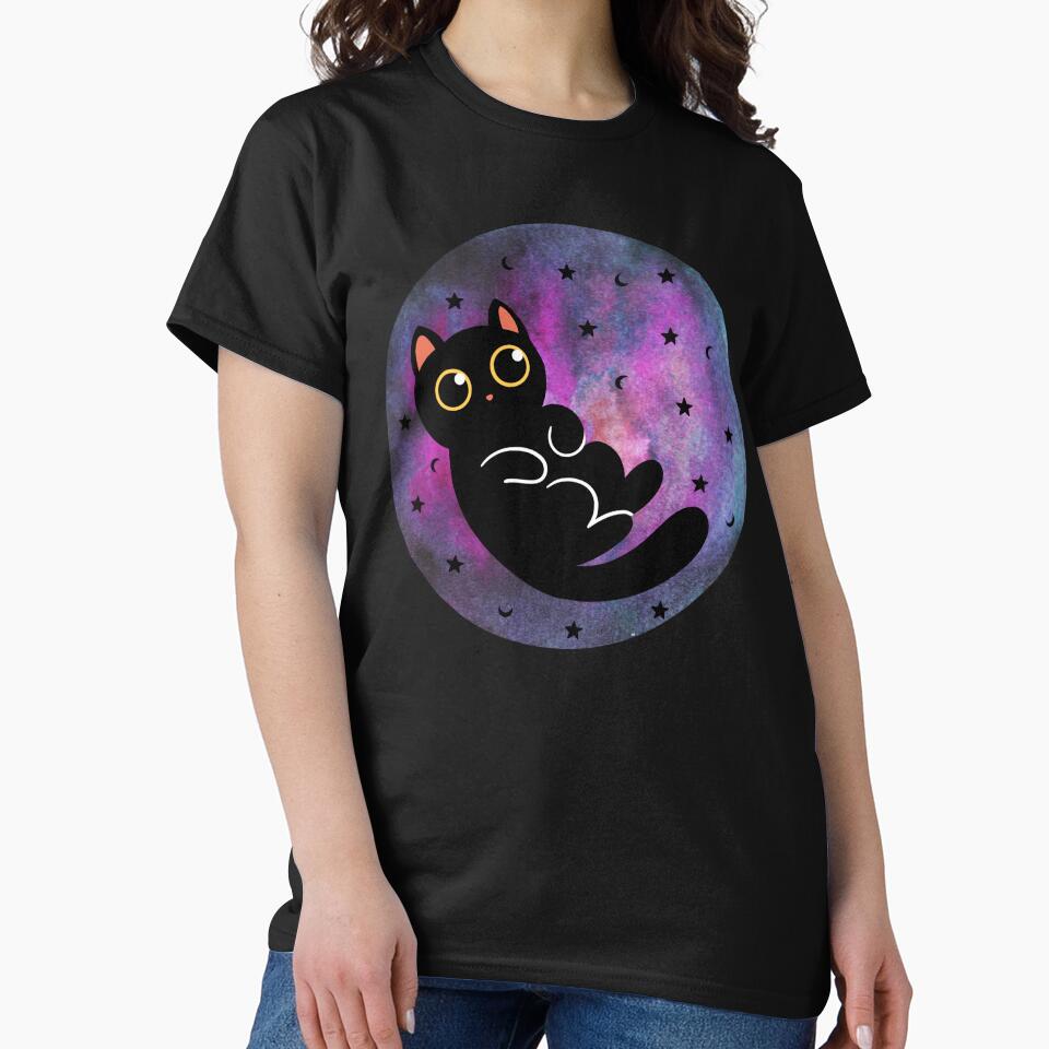 Black Cat In the Moon by cherlizadesign