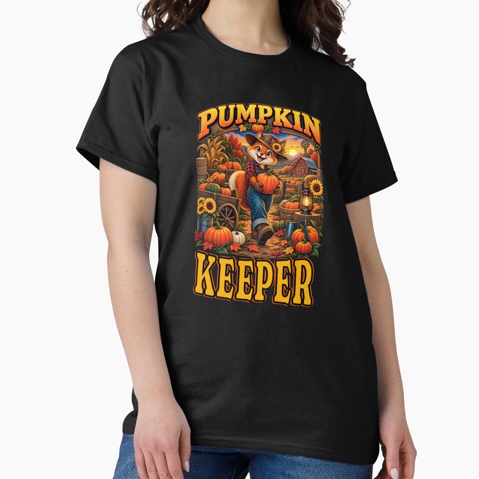 Pumpkin Keeper Fox  Autumn by midnightstaticc