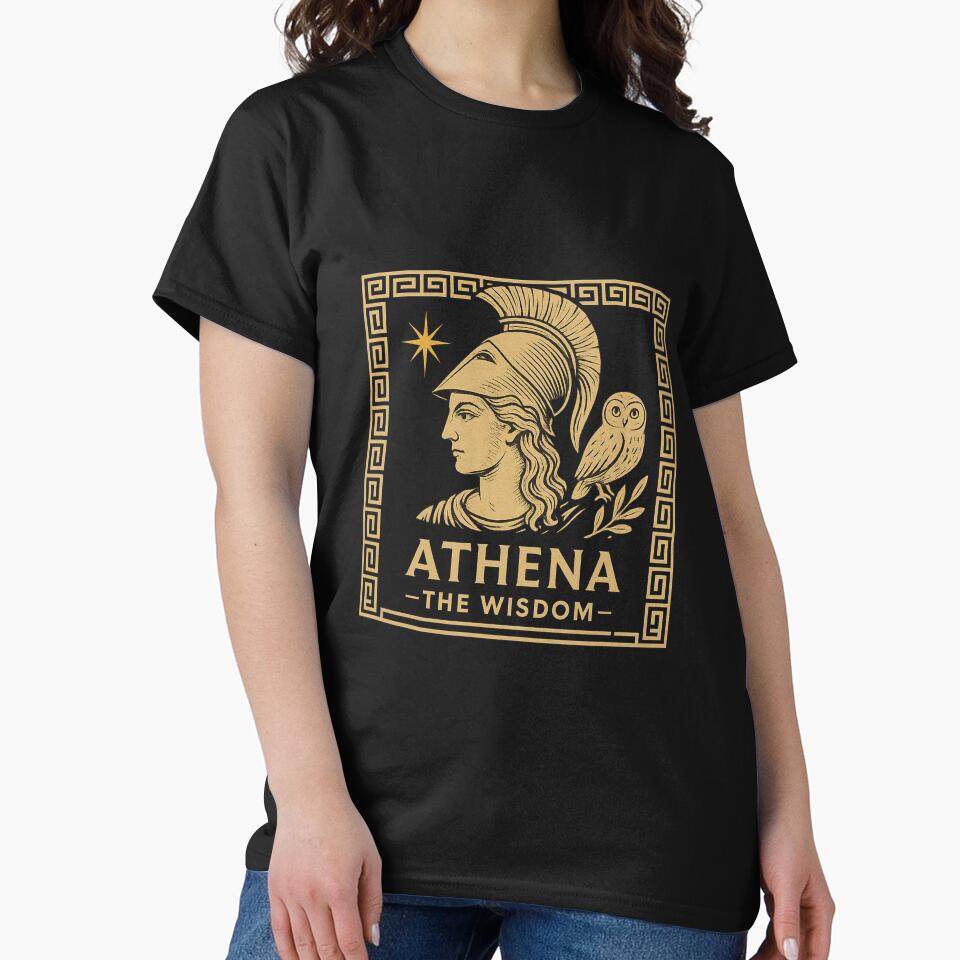 Athena — The Wisdom | Greek Mythology Tarot Card by Bratak