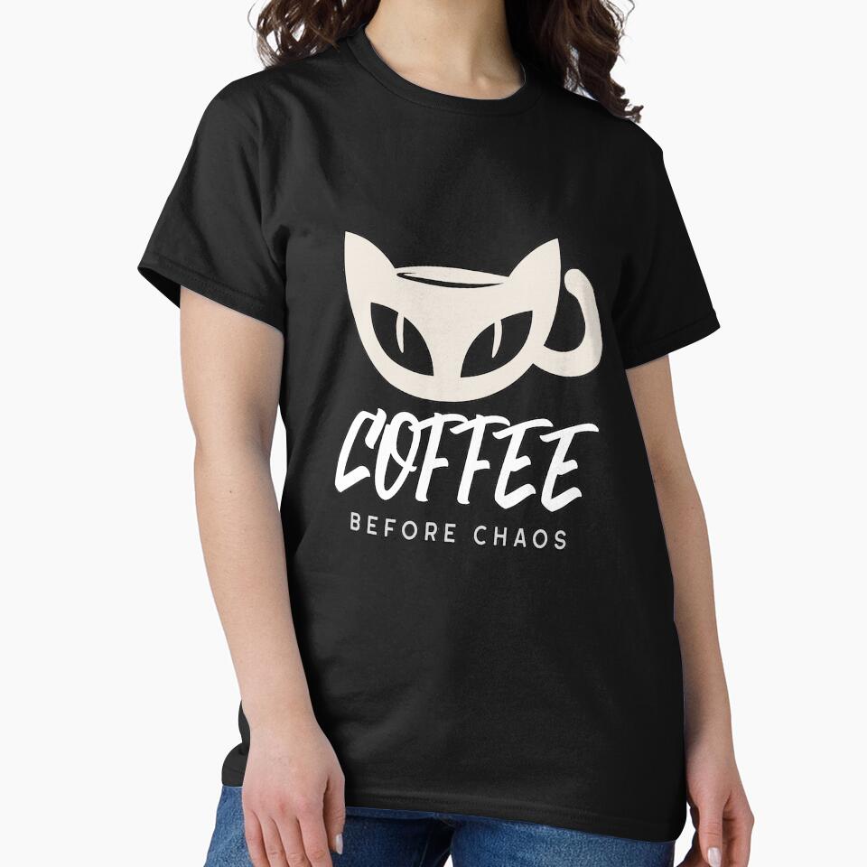 Coffee Before Chaos Cat by Coder-T