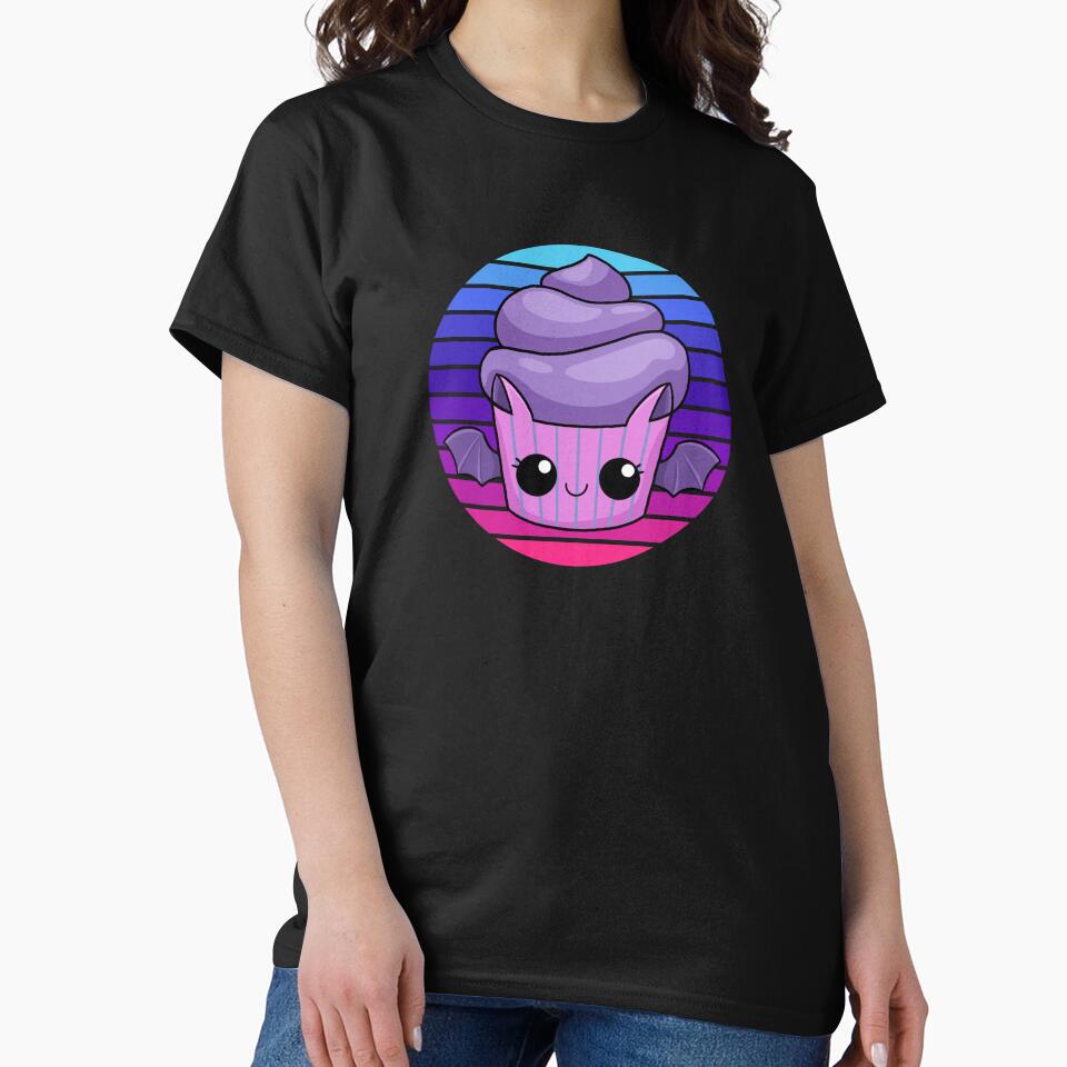 Cute Bat Cupcake Pastel Goth by Rev-Style