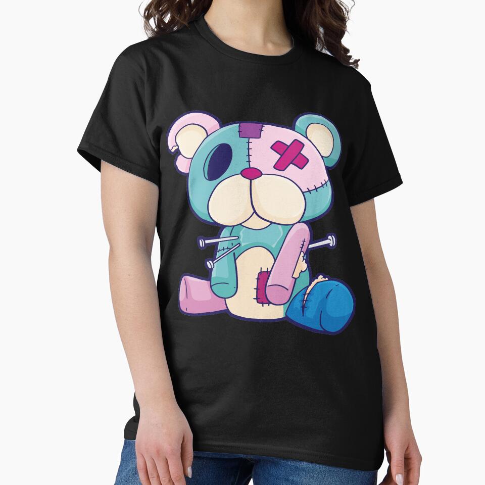 Pastel Goth Teddy Anime Kawaii by CreativeGiftShp