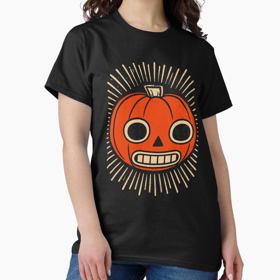 Vintage Pumpkin Shirts, Jack-o'-lantern by To101ARt