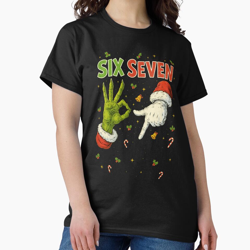 Six Seven Christmas Hands – Funny Holiday Festive by haitrieuic96