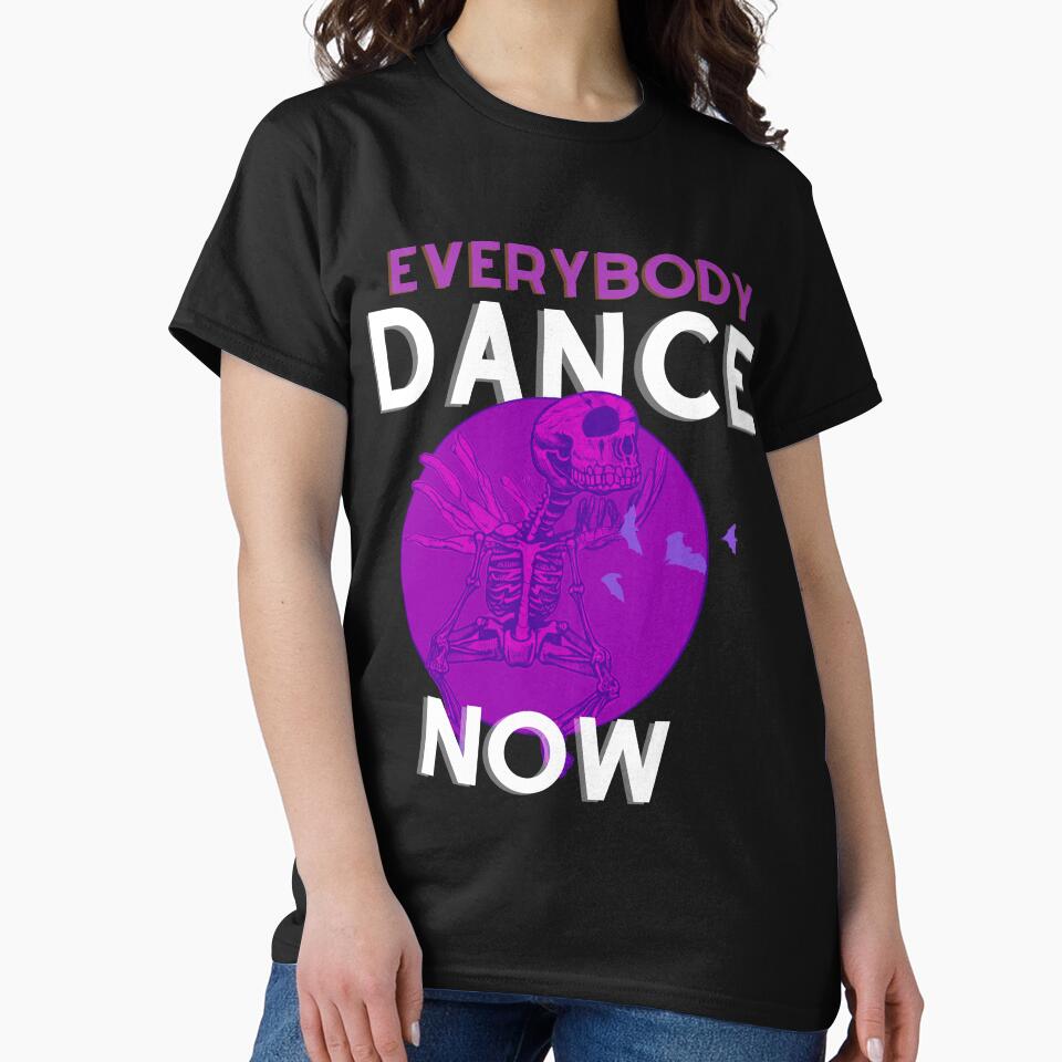 Rocker Skeleton, Everybody Dance Now Lilla by joanaoberg