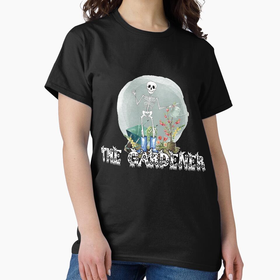 Funny Gardening Skeleton The Gardener by PugD