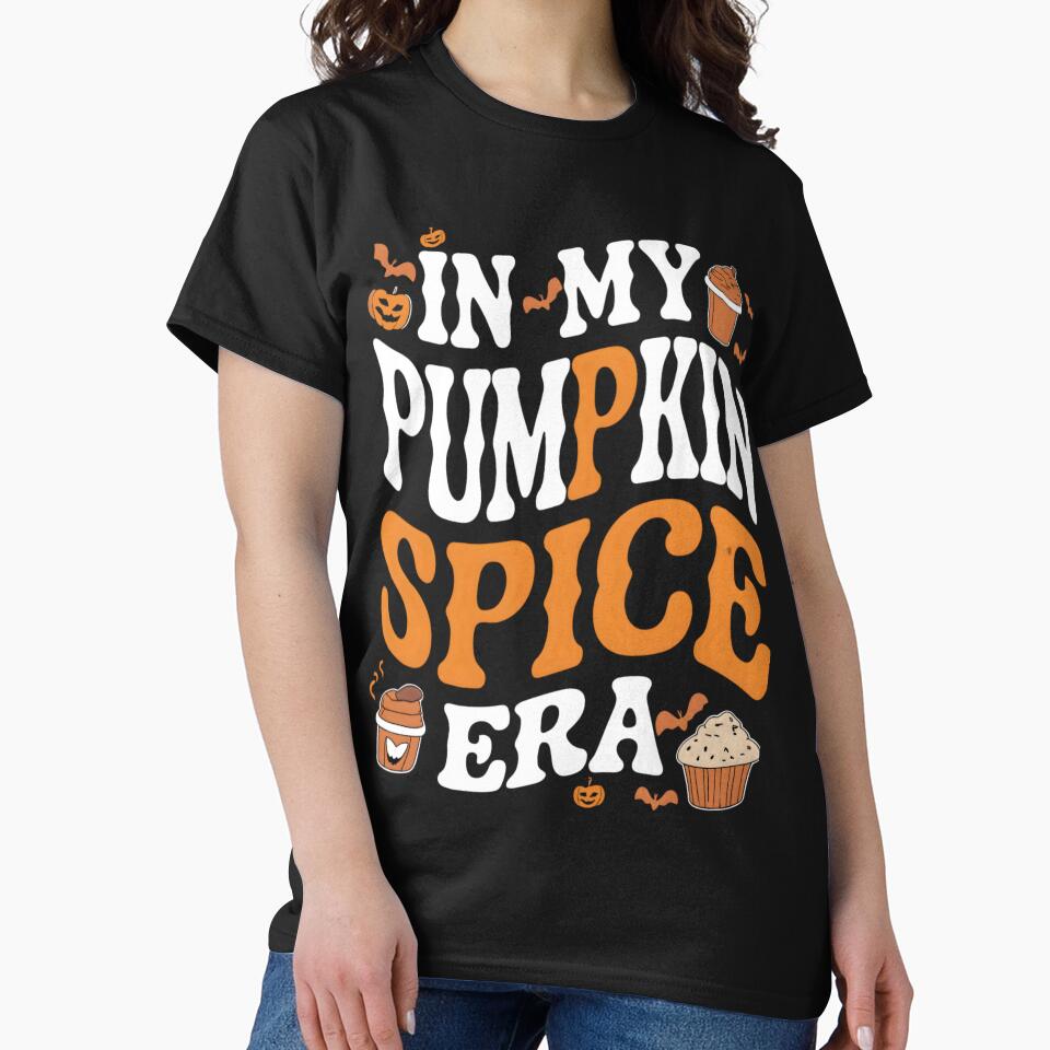 In My Pumpkin Spice Era Funny Halloween by KitonicTees