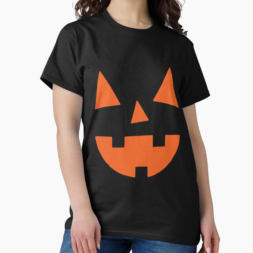 Three tooth Jack o Lantern silhouette ORANGE by lovesuperkarma