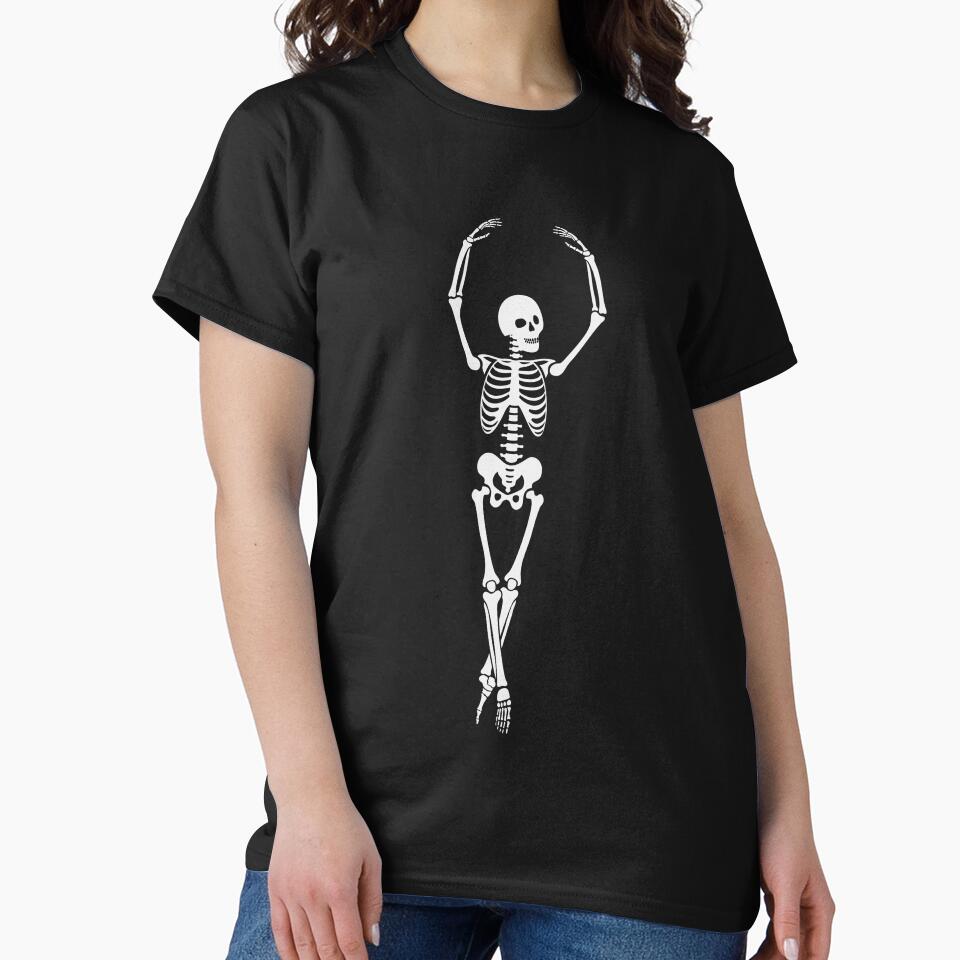 Dancing Skeleton by PotluckPrints