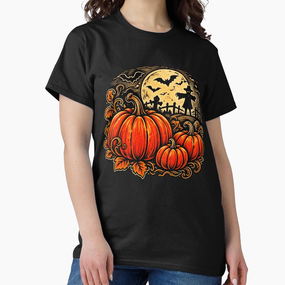 Spooky Pumpkin Patch Halloween Design by StyleBloomes