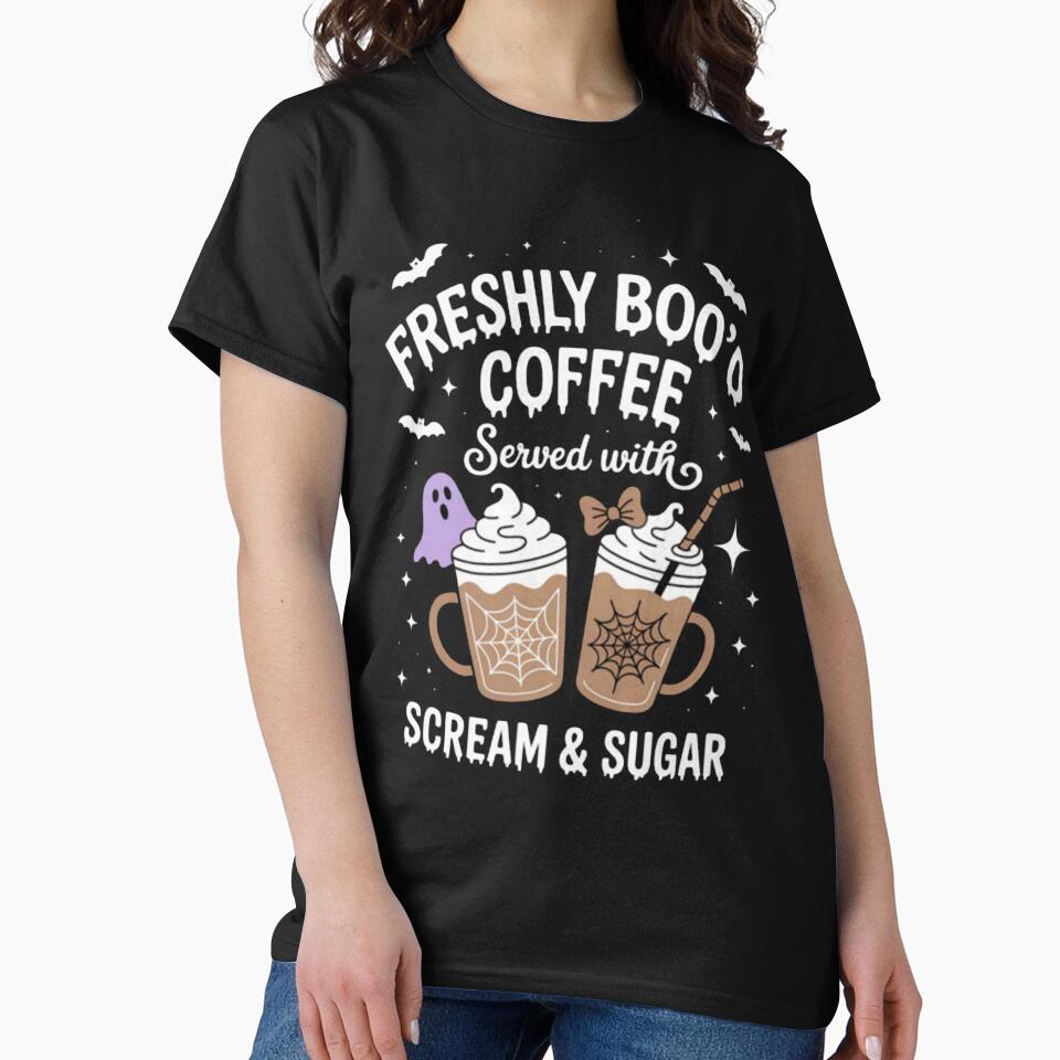 Halloween Freshly Boo'D Coffee Served with Scream and Sugar by Vastingan