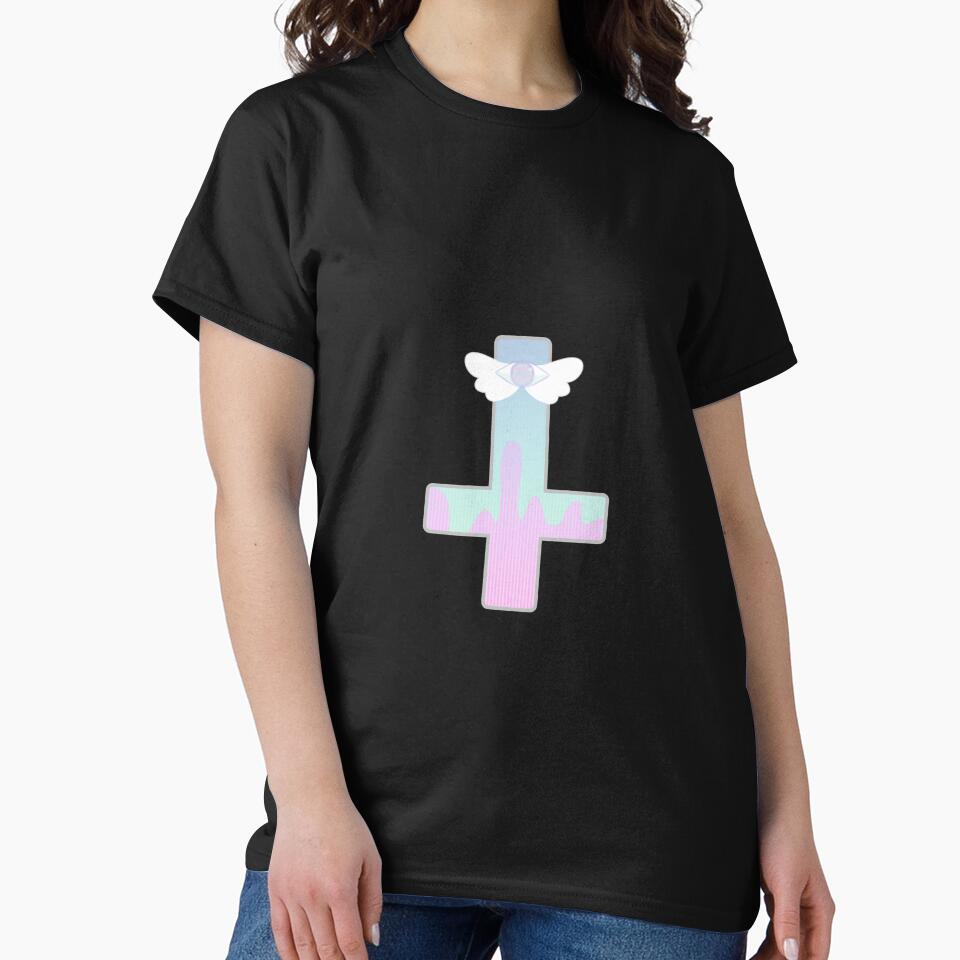 [v2] upside down pastel goth eye cross by cottonlacey