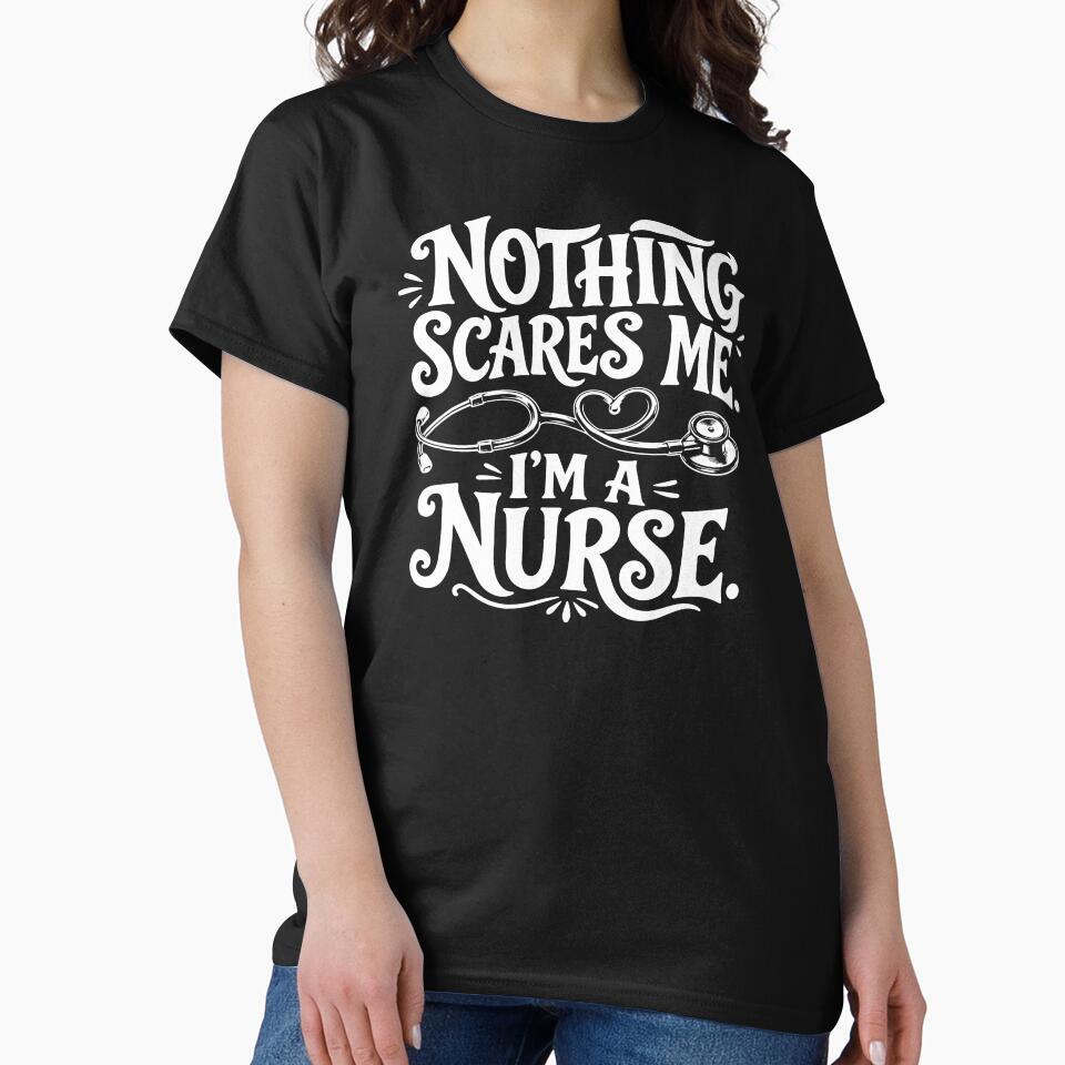 NURSE HALLOWEEN nothing scares me i’m a nurse by YNELENT