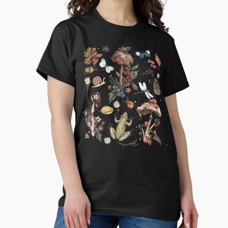 Mushrooms & Frogs Whimsy Fall by Fairymeshop