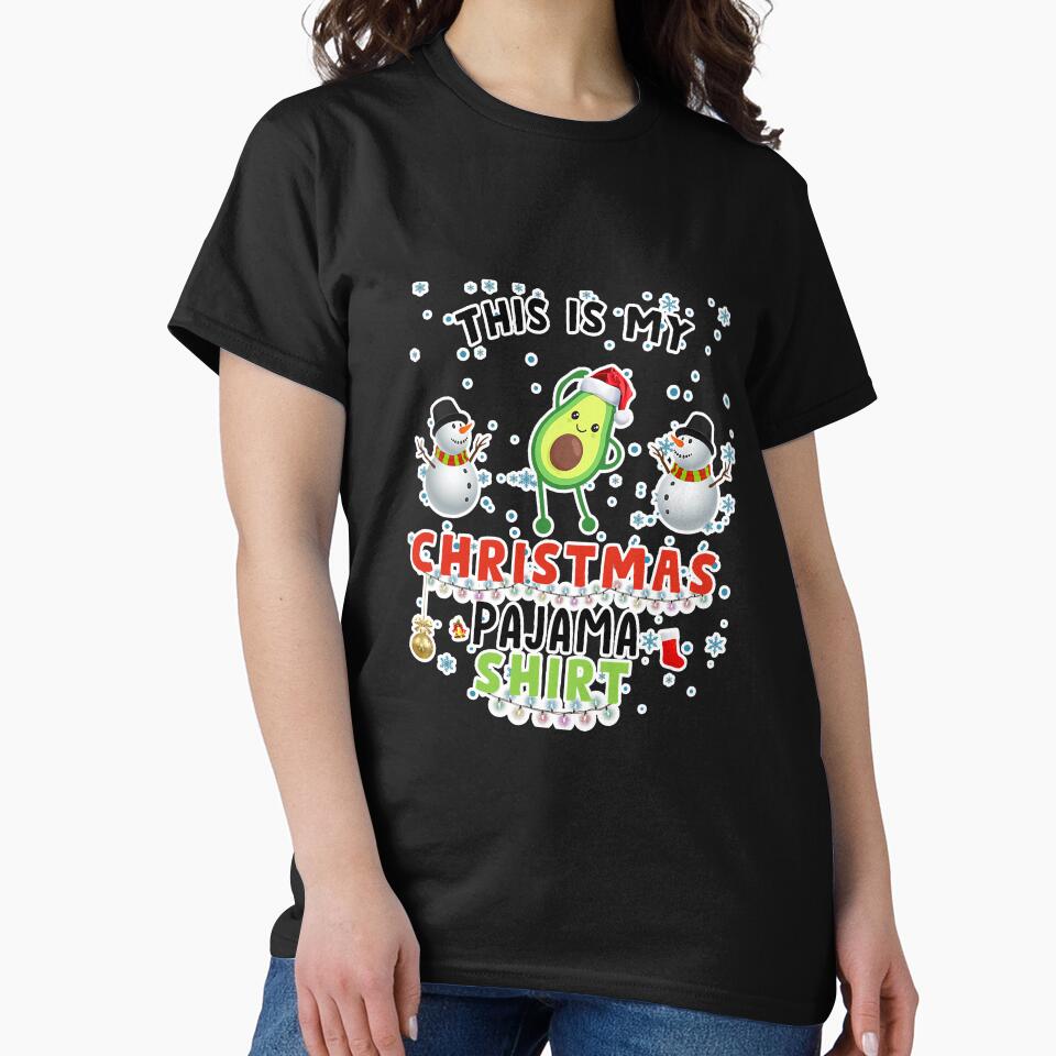 This Is My Christmas Avocado Pajama by SkyCloudBlue
